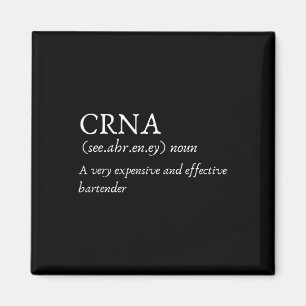 Certified Registered Nurse Anesthetists Crna Funny Magnet