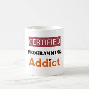 CERTIFIED ROGRAMMING ADDICT COFFEE MUG