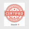 Certified SAM Emblem Custom Cut Sticker 4"x4"