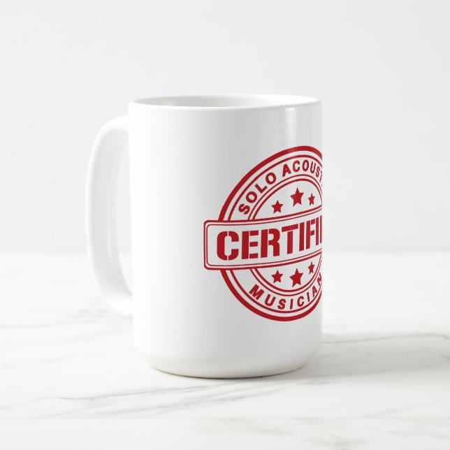 Certified SAM Emblem Mug (Front Left)