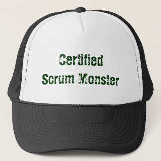 Certified Scrum Monster Trucker Hat