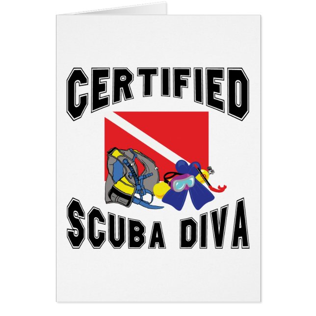 Certified SCUBA Diva (Front)