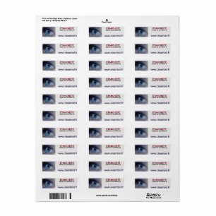 certified seal label return address label