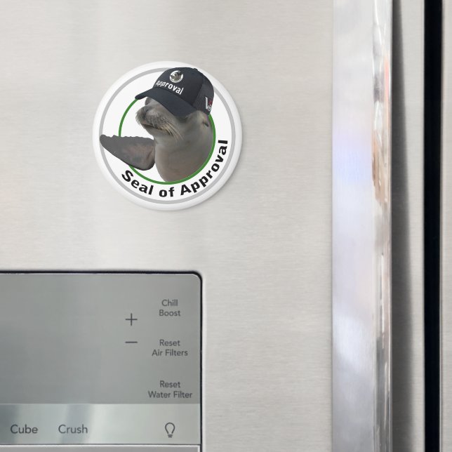 Certified Seal of Approval | Deadpan Seal Magnet (In Situ (Fridge))