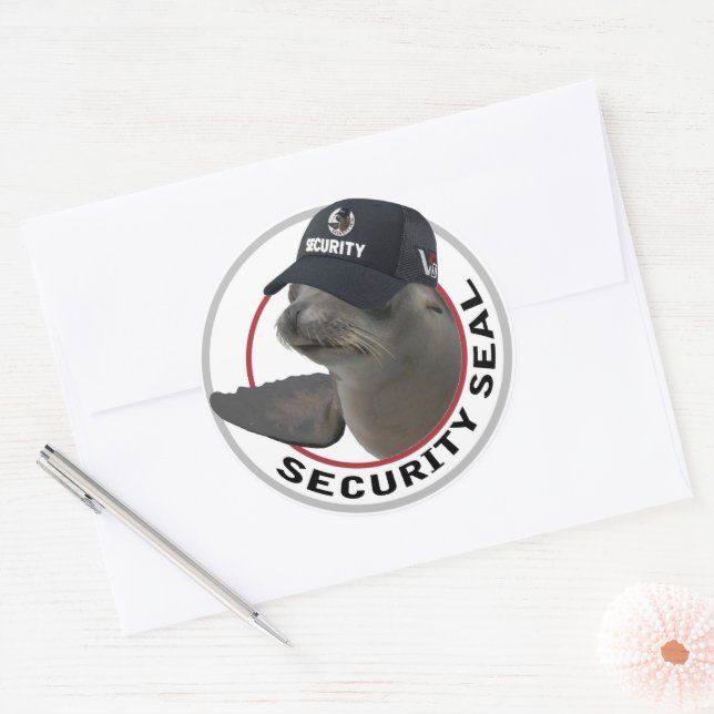 Certified Security Seal | Deadpan Seal Stickers (Envelope)