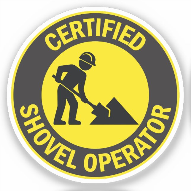 Certified Shovel Operator (Front)