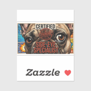 Certified Side Eye Specialist Funny French Bulldog