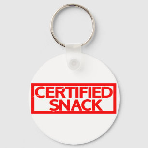 Certified Snack Stamp Key Ring