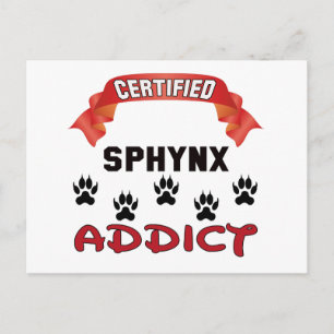 Certified Sphynx Addict Postcard
