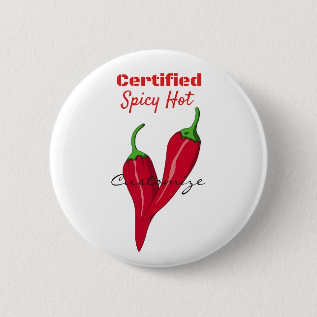 Certified Spicy Thunder_Cove 6 Cm Round Badge (Front)