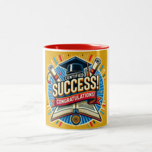 Certified Success Mug   Exam Congratulations Mug