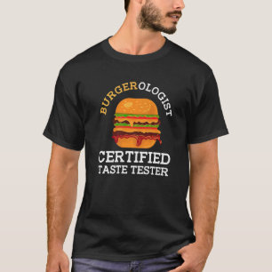 Certified Taste Tester Hamburger Taster T-Shirt
