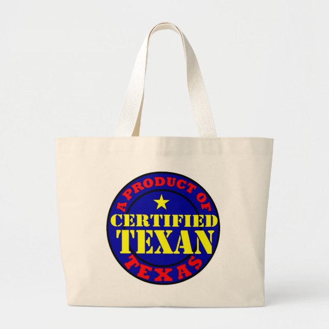 CERTIFIED TEXAN LARGE TOTE BAG (Front)