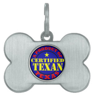 CERTIFIED TEXAN PET TAG