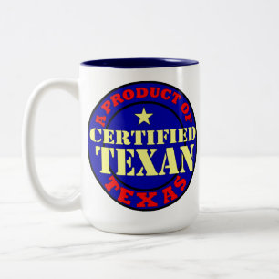 CERTIFIED TEXAN Two-Tone COFFEE MUG