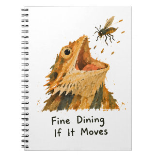 Certified Tough Guy Bearded Dragon Art Notebook