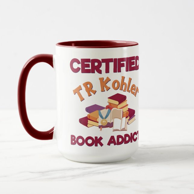 Certified TR Kohler Book Addict Mug (Left)