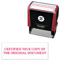 Certified True Copy Rectangular Office
