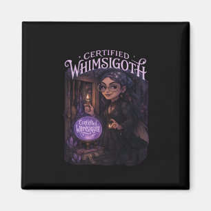 Certified Whimsigoth Witch Broom Closet Classic Magnet
