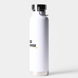 Certified Yapper Gen-Z Funny Graphic Tee Water Bottle