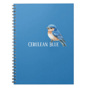 Cerulean Blue Bird Notebook