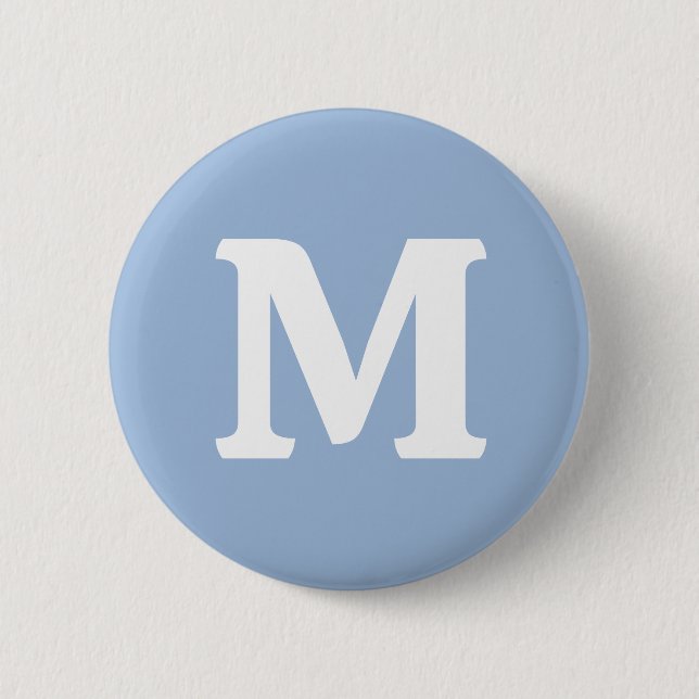 Cerulean blue Solid Colour 6 Cm Round Badge (Front)