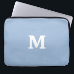 Cerulean blue Solid Colour Laptop Sleeve<br><div class="desc">Cerulean blue Solid Colour modern colour.</div>