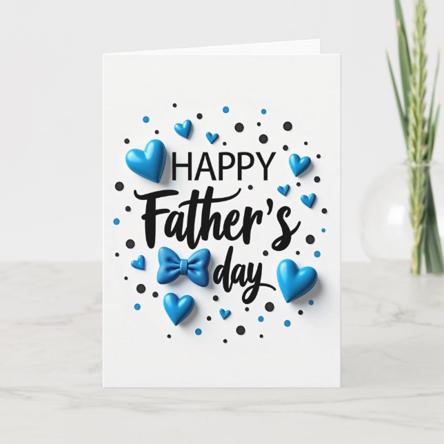 Cerulean Fathers Day Card (Front)
