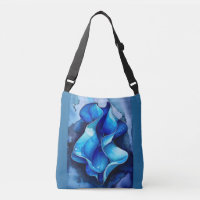 Cerulean Flow Abstract