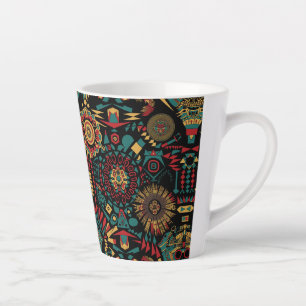 Cerulean "Heritage-Inspired Patterns" Espresso Lat Latte Mug