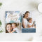Cerulean Holiday Photo Card