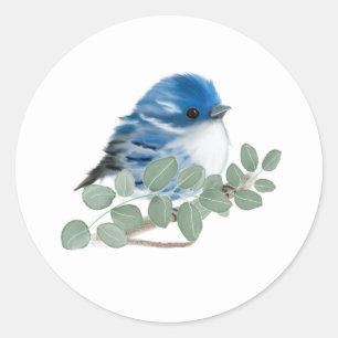 Cerulean Warbler Bird Stickers