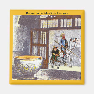 Cervantes Baptismal Font in Alcalá de Henares Magnet