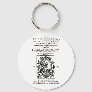 Cervantes -- Don Quixote De La Mancha Key Ring