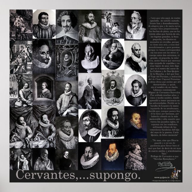 Cervantes,...Supongo -Poster-400 Years Don Quijote Poster (Front)
