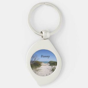 Cervantes WA Metal Key Ring