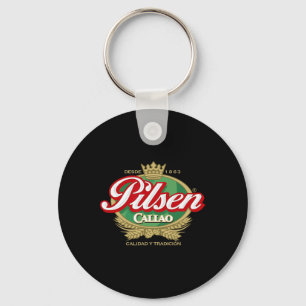 Cerveza Pilsen Callao Marca Peru Peruvian Soccer Key Ring
