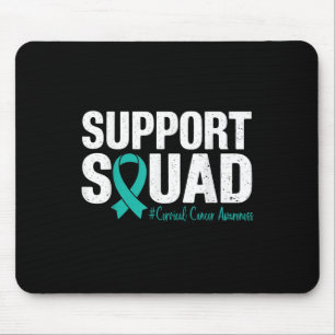 Cervical Cancer Awareness Support Squad Men Women Mouse Pad