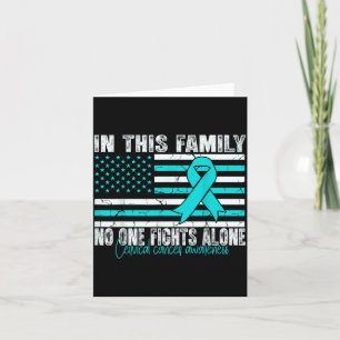 Cervical Cancer Awareness Women Men Cervical Cance Card