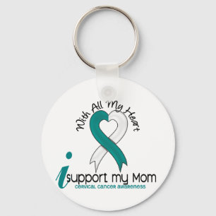Cervical Cancer I Support My Mum Key Ring