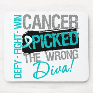 Cervical Cancer Picked The Wrong Diva Mouse Pad