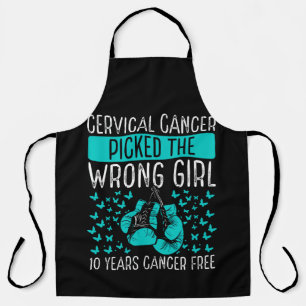 Cervical Cancer Picked The Wrong Girl Apron