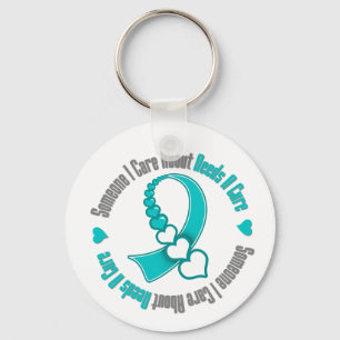 Cervical Cancer Someone I Care About Needs A Cure Key Ring