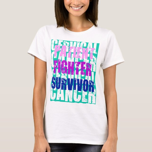 Cervical Cancer Stages T-Shirt (Front)