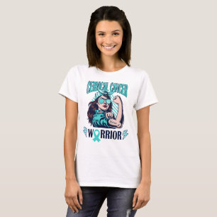 Cervical Cancer Warrior Believe and Fight T-Shirt