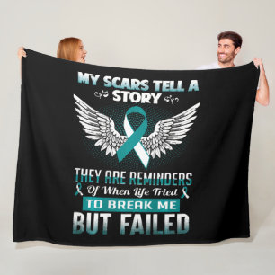 Cervical Cancer Women Fleece Blanket