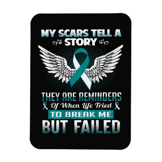 Cervical Cancer Women Magnet (Vertical)
