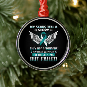 Cervical Cancer Women Metal Ornament