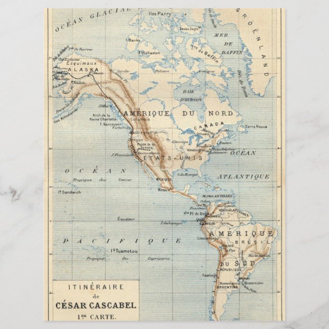 'César Cascabel' by George Roux Scrapbook Paper (Front)
