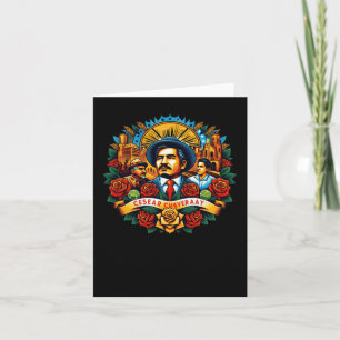 César Chávez Day - 31 March Holiday Mexico Sticker Card